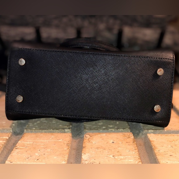 💥Moving to @the_bag_guy💥 Kate Spade - Laurel Way Hadlee Black Jeweled Satchel - Picture 7 of 12